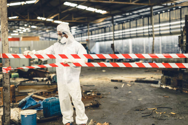 Professional Odor Removal technician working in Lakeville, MA